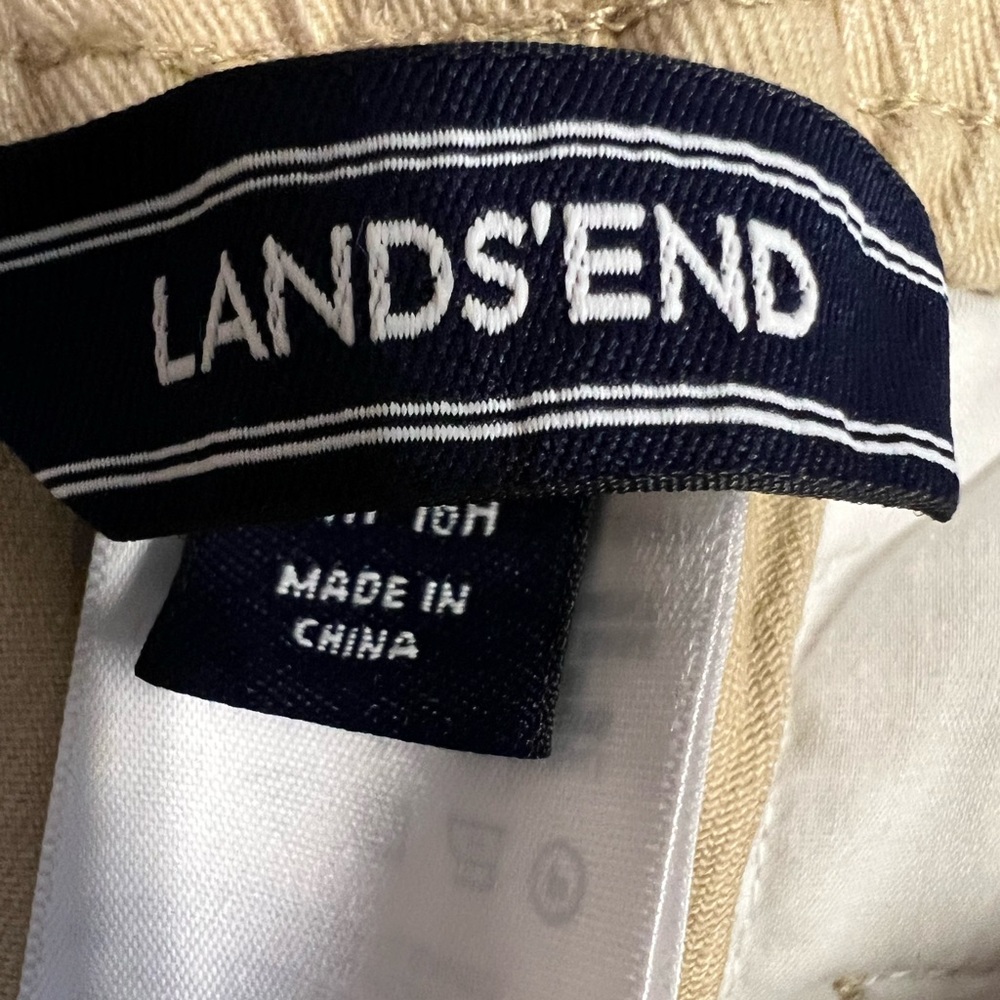 Men’s Land’s End Khaki Shorts Size Large - Picture 6 of 7